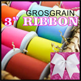 Ribbon 3" Grosgrain 25 yard roll