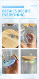 16oz Iridescent Glass Sublimation Cup tumbler