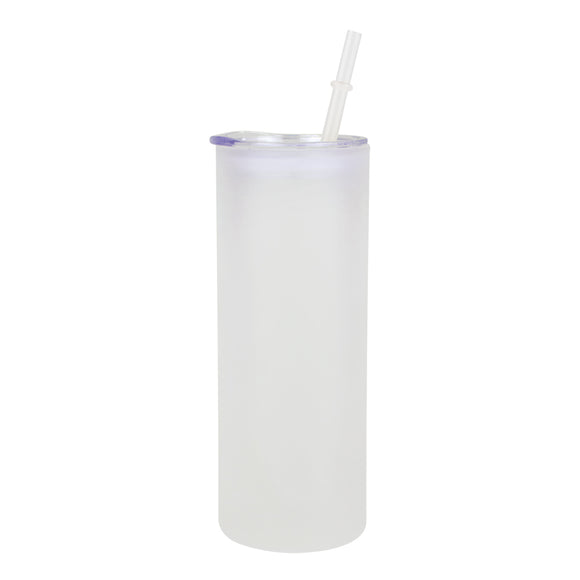 25oz Glass Straight Sublimation Cup * Frosted