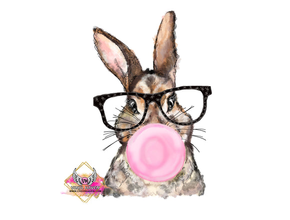 Screen Print * Easter *  Bubblegum Bunny