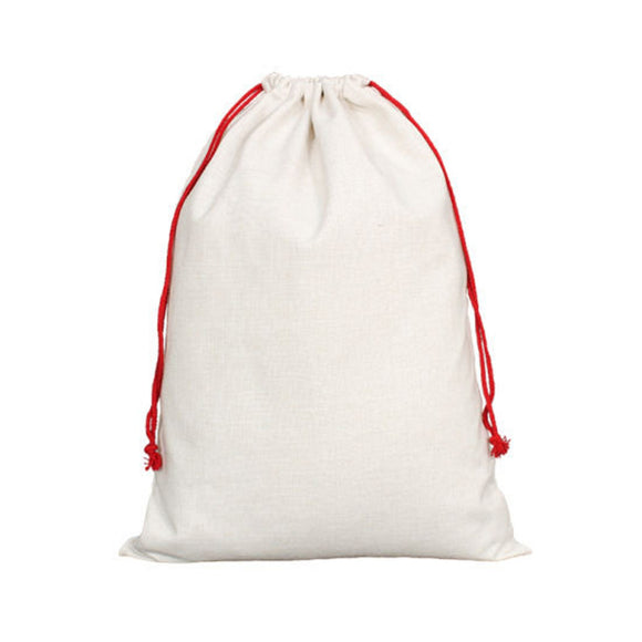 Large Burlap Drawstring Tote Bag / Christmas Sacks * Sublimation