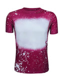 100% polyester bleached sublimation shirts * ADULT