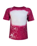 100% polyester bleached sublimation shirts * YOUTH