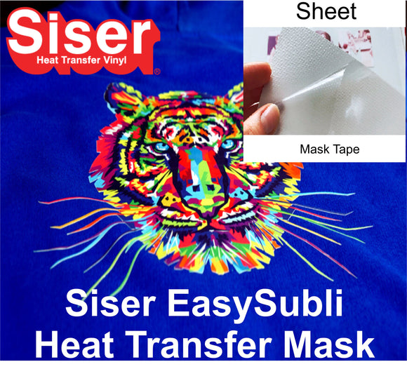 Siser EasySubli Heat Transfer Vinyl for Sublimation (15 sheets)