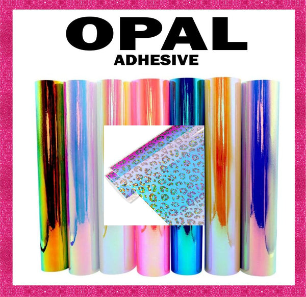 Opal Leopard Holographic Adhesive –