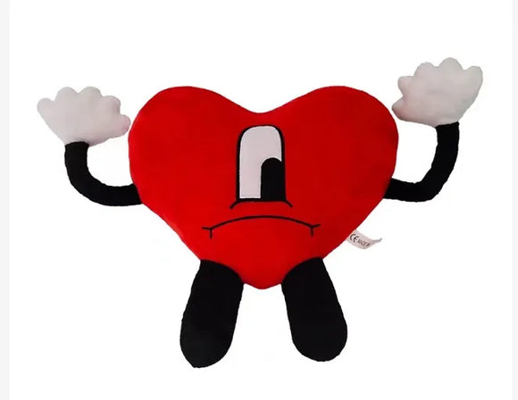Red heart Plush * B Bunny * 9