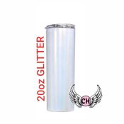 Stainless Steel Sublimation Skinny 20oz (Glitter)
