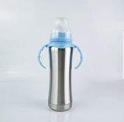 Stainless Steel Baby Bottle Blue
