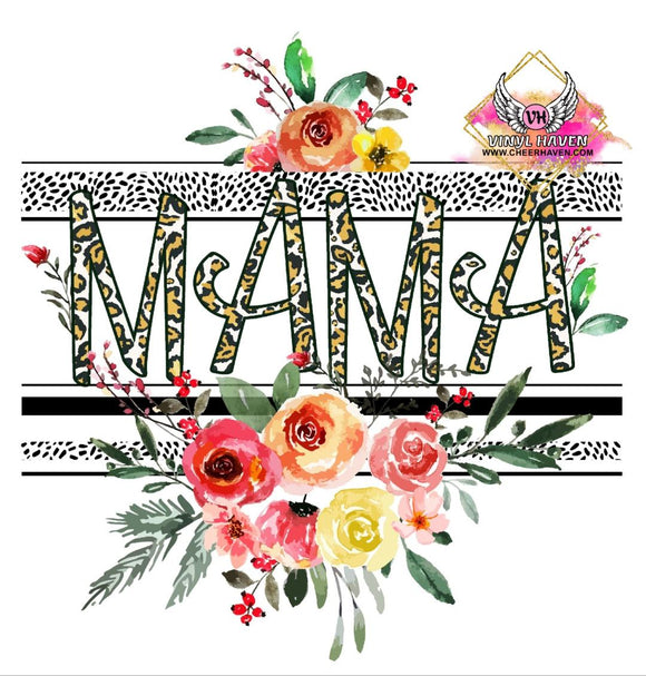 Screen Print * Mama Floral * Mothers day