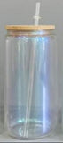 16oz Iridescent Glass Sublimation Cup tumbler