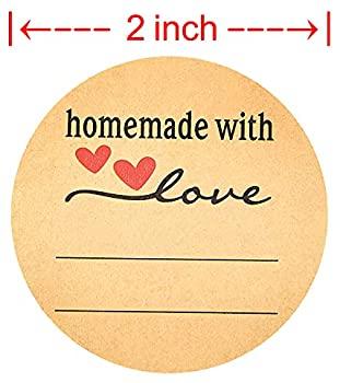 Homemade with Love Thank you Stickers * 2