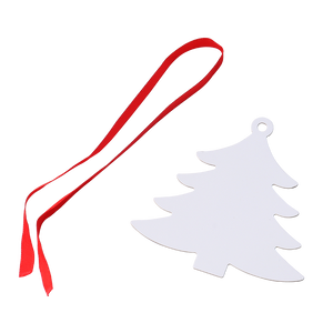 Double-side aluminum Christmas Ornament- Christmas Tree * Sublimation