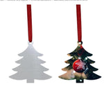 Double-side aluminum Christmas Ornament- Christmas Tree * Sublimation